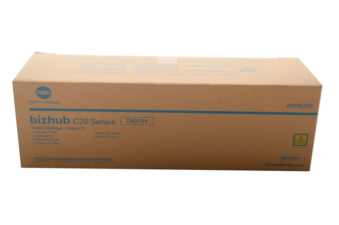 [13533] [A0DK253] KONICA MINOLTA BIZHUB C20P Toner Amarillo TN318Y