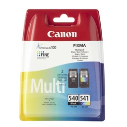 [5225B006] Canon PG540 Negro + CL541 Color Pack de Cartuchos de Tinta Originales - 5225B006 (180 y 180 Páginas)