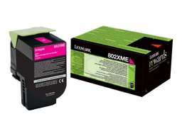 [80C2XM0] Lexmark CX510 Magenta Cartucho de Toner Original - 80C2XM0/80C2XME/802XM (4.000 Páginas)