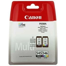 [8287B005] Canon PG545 Negro + CL546 Color Pack de Cartuchos de Tinta Originales - 8287B005 (180 y 180 Páginas)