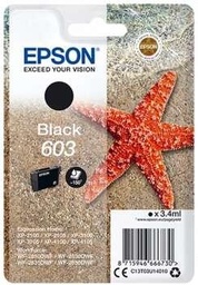 [C13T03U14010] Epson 603 Negro Cartucho de Tinta Original - C13T03U14010 (150 Páginas)