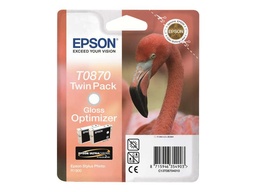 [C13T08704010] Epson T0870 Pack de 2 Optimizadores de Brillo Cartuchos de Tinta Originales - C13T08704010 (2x 11.4 ml)