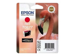 [C13T08774010] Epson T0877 Rojo Cartucho de Tinta Original - C13T08774010 (11.4 ml)