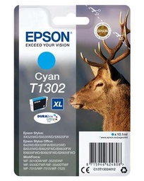 [C13T13024012] Epson T1302 Cyan Cartucho de Tinta Original - C13T13024012 (755 Páginas)