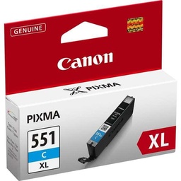 [CLI551XLC] Canon CLI551XL Cyan Cartucho de Tinta Original - 6444B001 (11 ml)