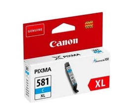 [CLI581XLC] Canon CLI581XL Cyan Cartucho de Tinta Original - 2049C001 (519 Páginas)