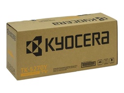 [TK5270Y] Kyocera TK5270 Amarillo Cartucho de Toner Original - 1T02TVANL0/TK5270Y (6.000 Páginas)