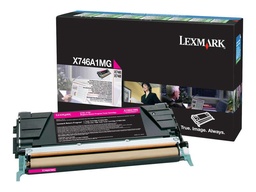 [X746A1MG] Lexmark X746/X748 Magenta Cartucho de Toner Original - X746A1MG (7.000 Páginas)