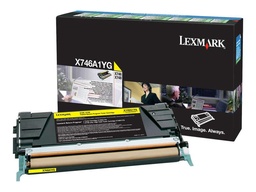 [X746A1YG] Lexmark X746/X748 Amarillo Cartucho de Toner Original - X746A1YG (7.000 Páginas)