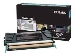 [X746H1KG] Lexmark X746/X748 Negro Cartucho de Toner Original - X746H1KG (12.000 Páginas)