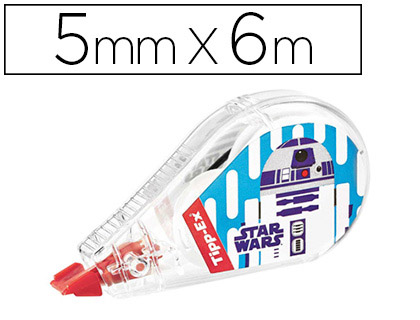[151308] Corrector tipp-ex mini pocket mouse star wars 5 mm x 6 mt
