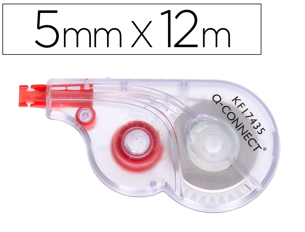 [169054] Corrector q-connect cinta blanco 5 mm x 12 mt