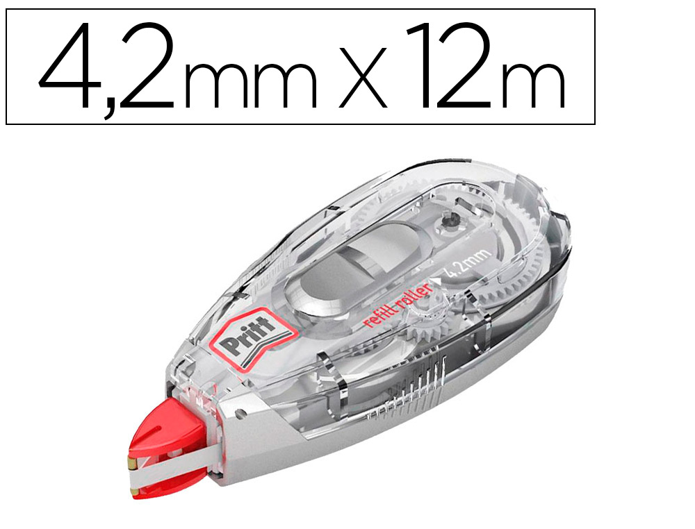 [156732] Corrector pritt roller flex recargable 4,2 mm x 12 mt