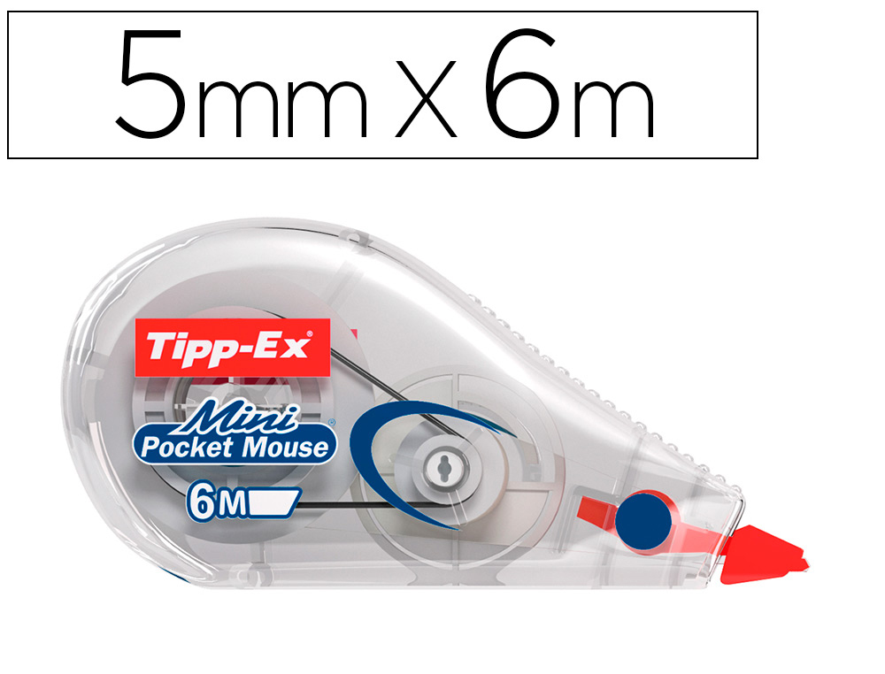 [24466] Corrector tipp-ex cinta mini mouse 5 mm x 6 mt