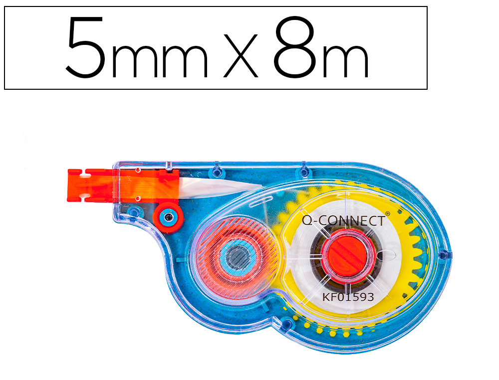 [21776] Corrector q-connect cinta blanco 5 mm x 8 mt