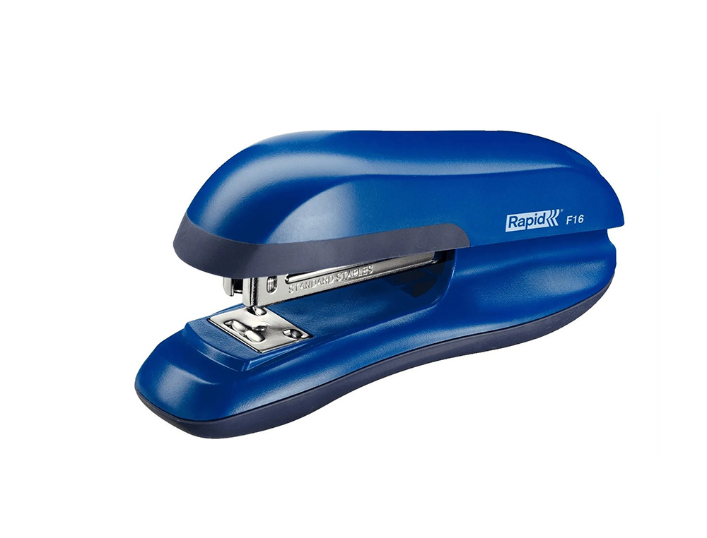 [169304] Grapadora rapid f30 plastico abs color azul capacidad 30 hojas usa grapas 24/6 y 26/6