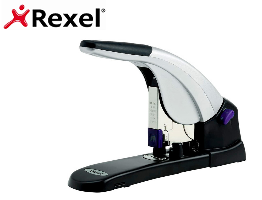 [166502] Grapadora rexel mercury heavy duty 120 metalica capacidad de grapado 120 hojas usa grapas rexel mercury color