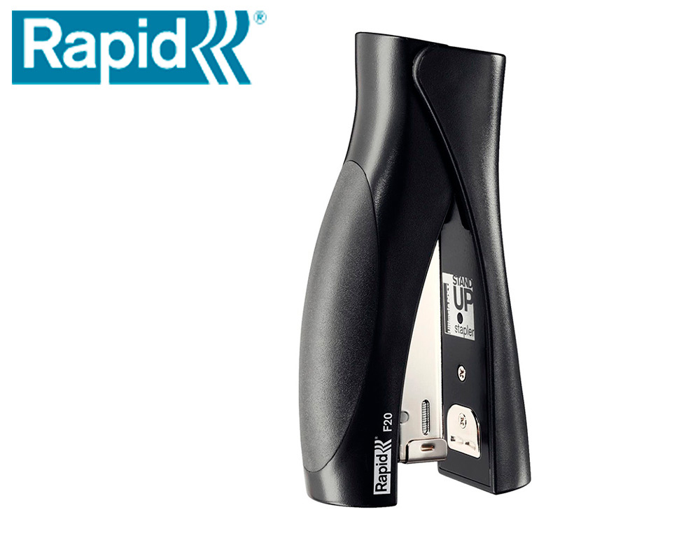 [166495] Grapadora rapid vertical ultimate f20 plastico capacidad de grapado 20 hojas usa grapas 24/6 y 26/6 color
