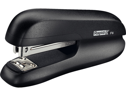[155857] Grapadora rapid f6 plastico abs color negro capacidad 20 hojas usa grapas 24/6 y 26/6