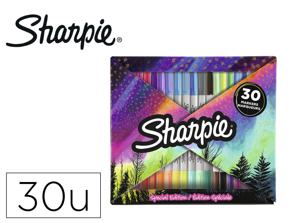 [167525] Rotulador sharpie fine blister 30 uds. fold + 20 uds.fine + 10 uds. ultrafine