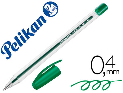 [152146] Boligrafo pelikan stick super soft verde