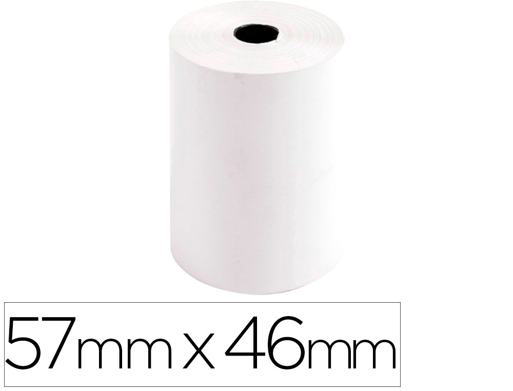[162341] Rollo sumadora exacompta safe contact termico 57 mm x 46 mm 55 g/m2