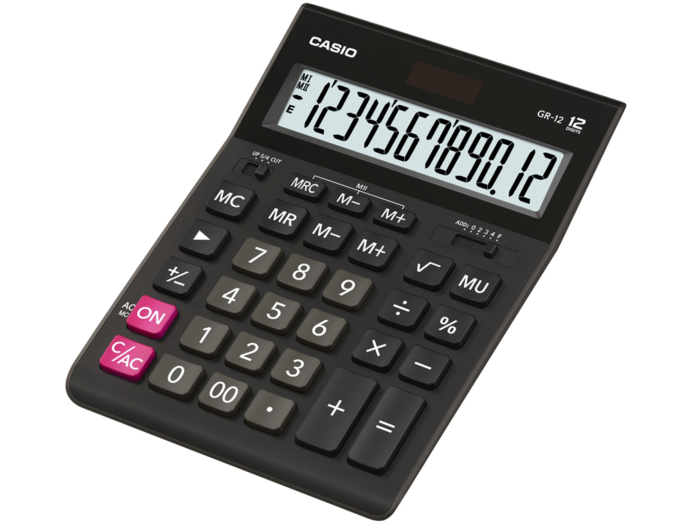 [170868] Calculadora casio gr-12-w sobremesa 12 digitos color negro