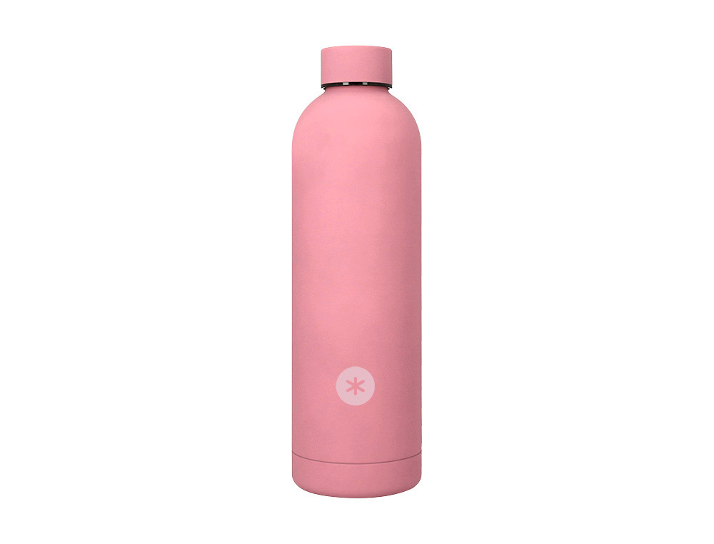 [169937] Botella portaliquidos antartik isotermica acero inoxidable libre de bpa color rosa 750 ml