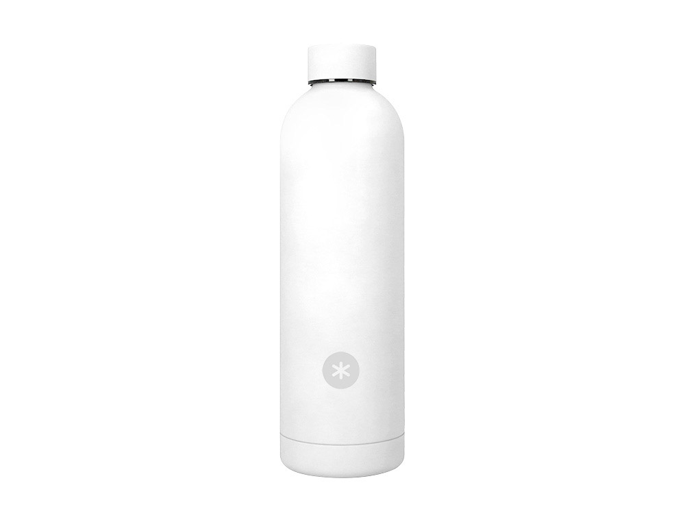 [169936] Botella portaliquidos antartik isotermica acero inoxidable libre de bpa color blanco 750 ml