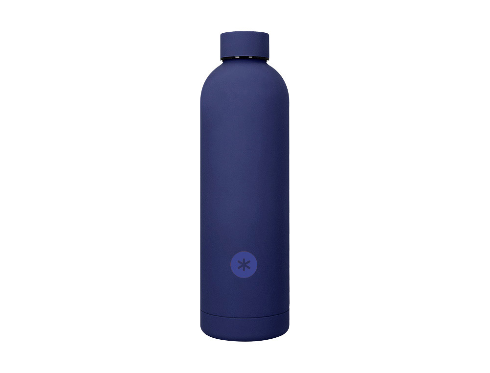 [169935] Botella portaliquidos antartik isotermica acero inoxidable libre de bpa color azul 75o ml