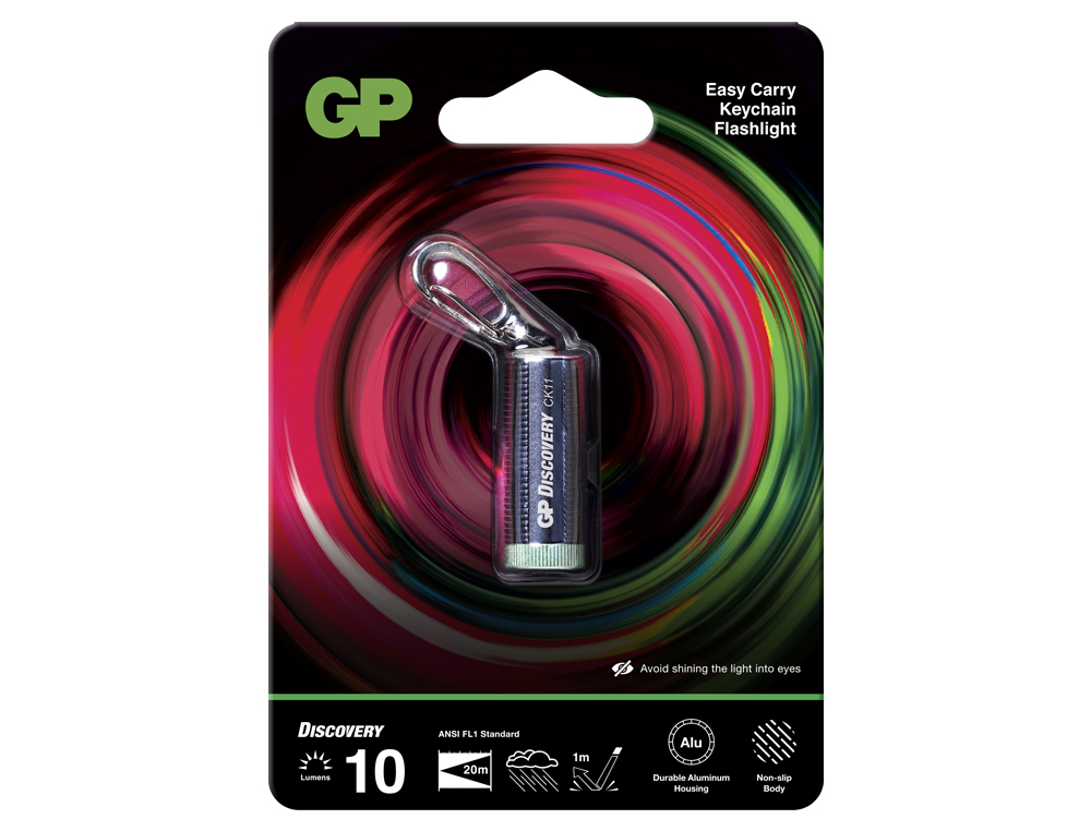 [165224] Linterna gp led 10 lumenes llavero longitud 129 mm