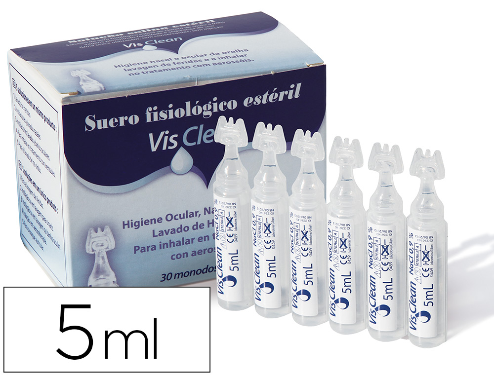 [160510] Suero fisiologico esteril sentidos monodosis 5 ml caja de 30 unidades