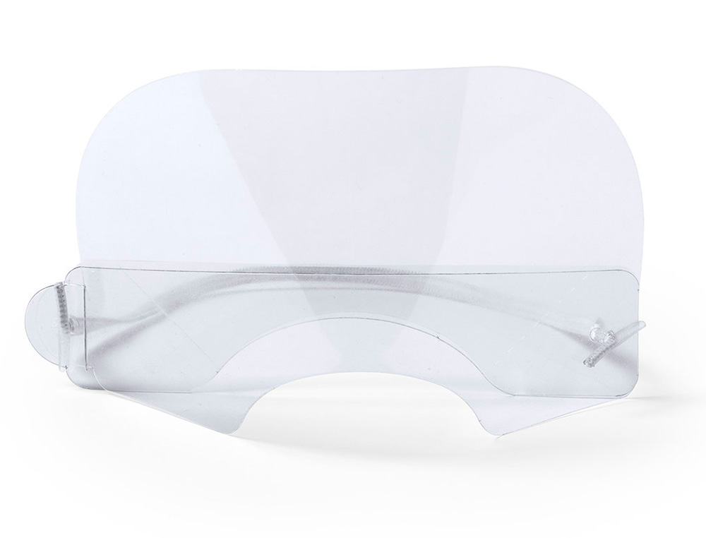 [159770] Pantalla protectora buconasal leiban con protector para barbilla material pet 17x8,5 cm