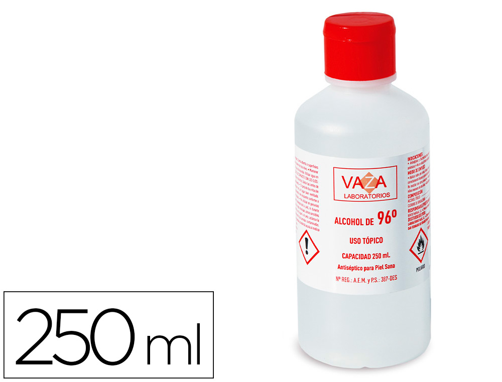 [153575] Alcohol kelsia vaza de 96º bote de 250 ml