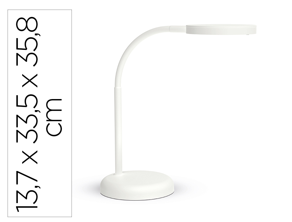[171834] Lampara de escritorio maul led joy color blanco 137x335x358 mm