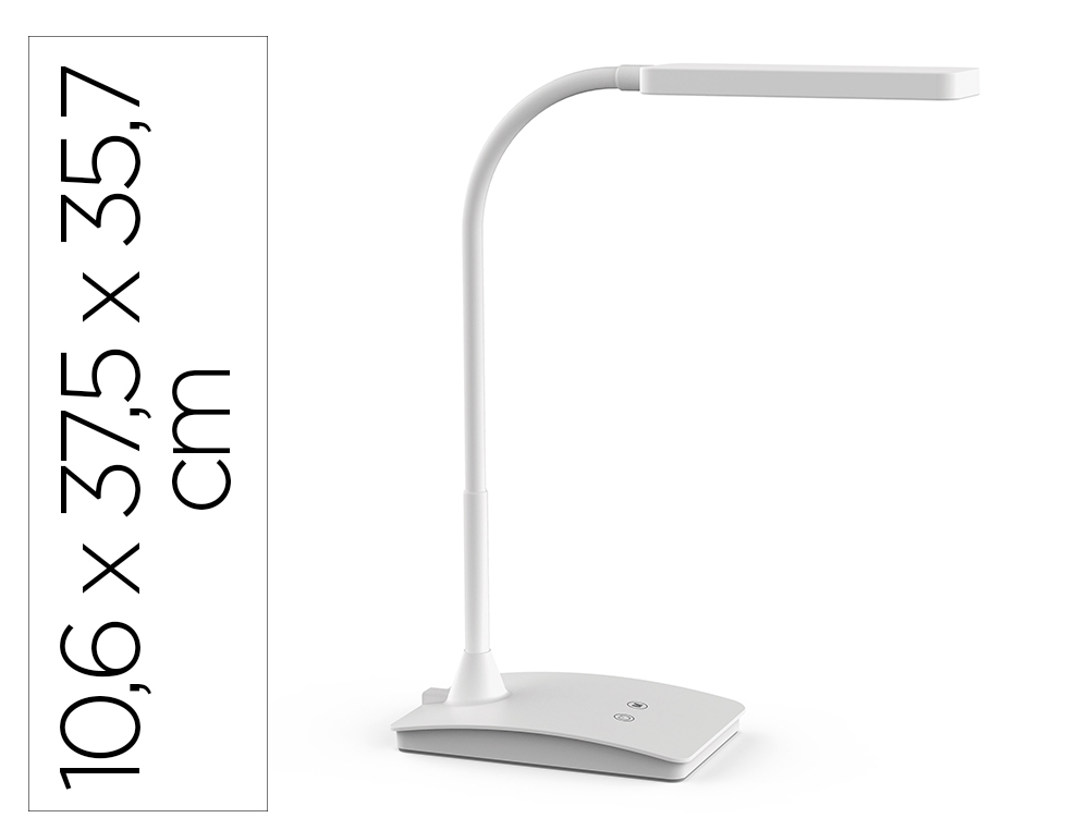[171832] Lampara de escritorio maul led pearly tres niveles intensidad color blanco 106x375x357 mm