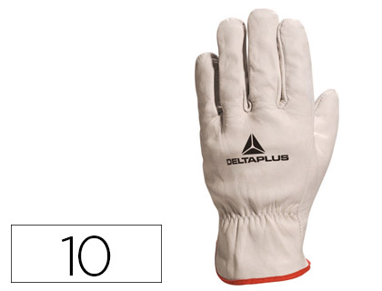 [75716] Guantes deltaplus piel vacuno especial para todo tipo de trabajos el mas vendido del mercado talla 10