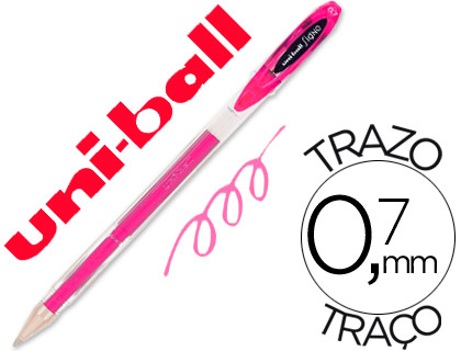 [75326] Boligrafo uni-ball roller um-120 signo 0,7 mm tinta gel color rosa