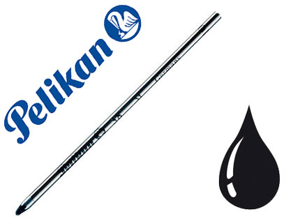 [73701] Recambio boligrafo pelikan mini 38 corto negro punta media