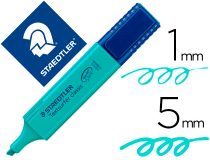 [64793] Rotulador staedtler textsurfer classic 364 fluorescente turquesa