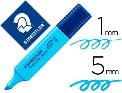 [64789] Rotulador staedtler textsurfer classic 364 fluorescente azul