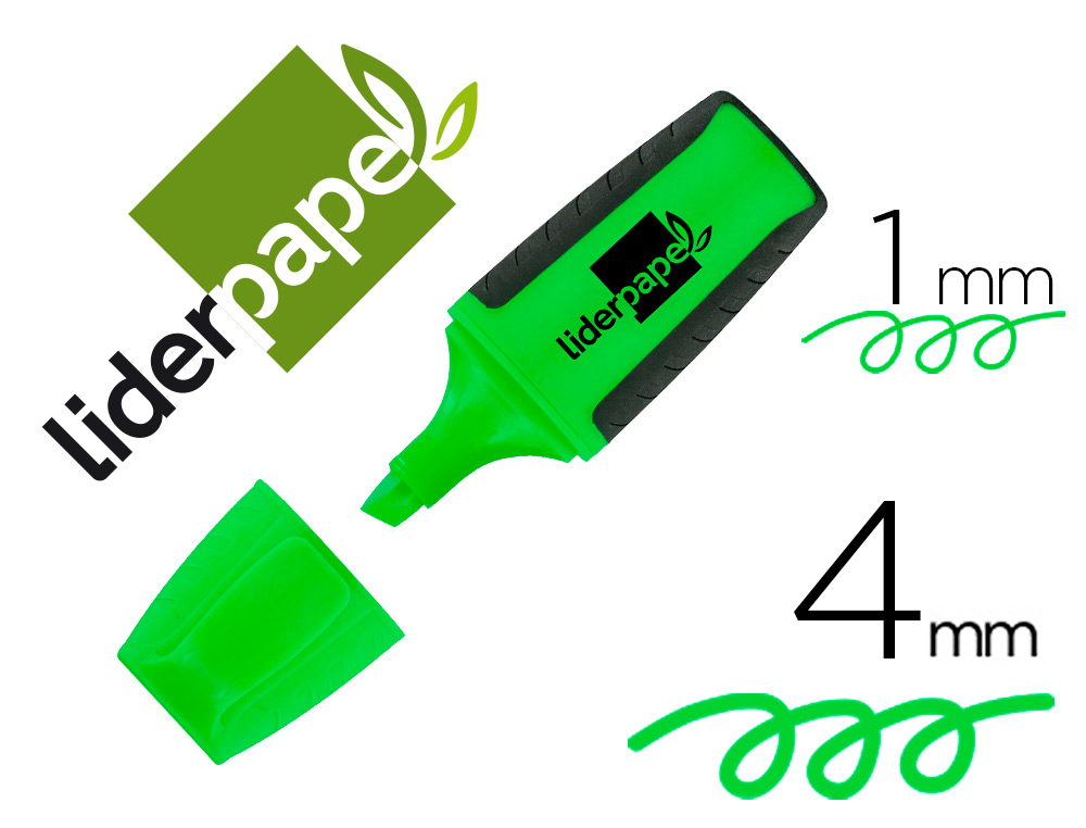 [35815] Rotulador liderpapel mini fluorescente verde