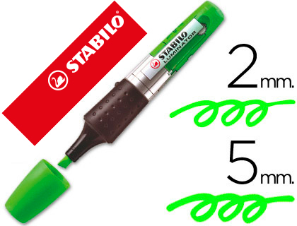 [31600] Rotulador stabilo boss luminator verde tinta liquida