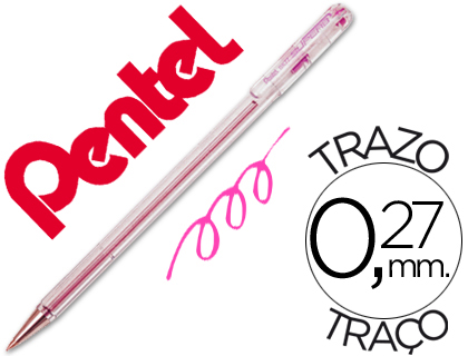 [21637] Boligrafo pentel bk-77 p rosa