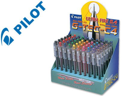 [20912] Boligrafo pilot punta aguja g-tec-c4 expositor de 60 unidades