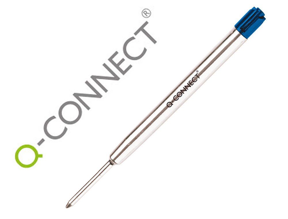 [9162] Recambio boligrafo q-connect tipo parker azul