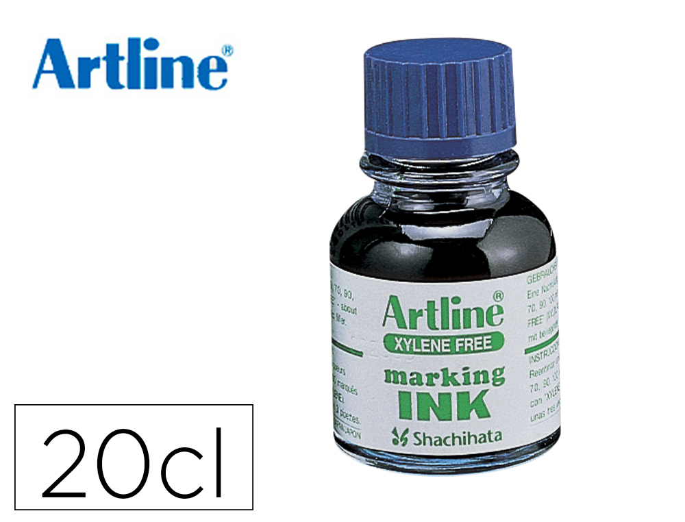 [6771] Tinta rotulador artline esk-20 azul bote 20 cc sin xileno