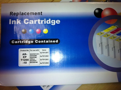 10 Cartucho Compatible T1281-1282-1283-1284 (4xBk+6 color)