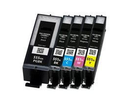 22ML Com paraCanon Pixma IP7250,MG5450,MG6350#PGI-550XLPGBK.