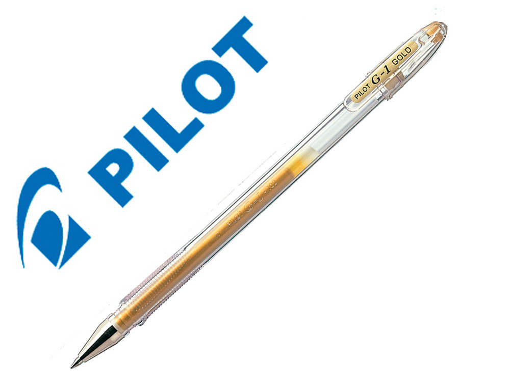 [86584] Boligrafo pilot g1 tinta gel oro